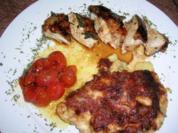 geschmorte Lammhaxen, mit Auberginen und Tomaten - Rezept