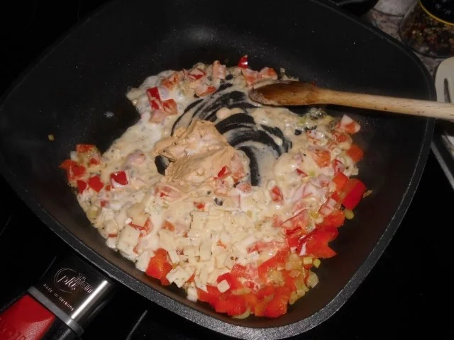 Rezept: Spinat-Pfannkuchen mit Käsecreme>> Bild Nr. 5 Spinat-Pfannkuchen mit Käsecreme>> - Rezept - Bild Nr. 5