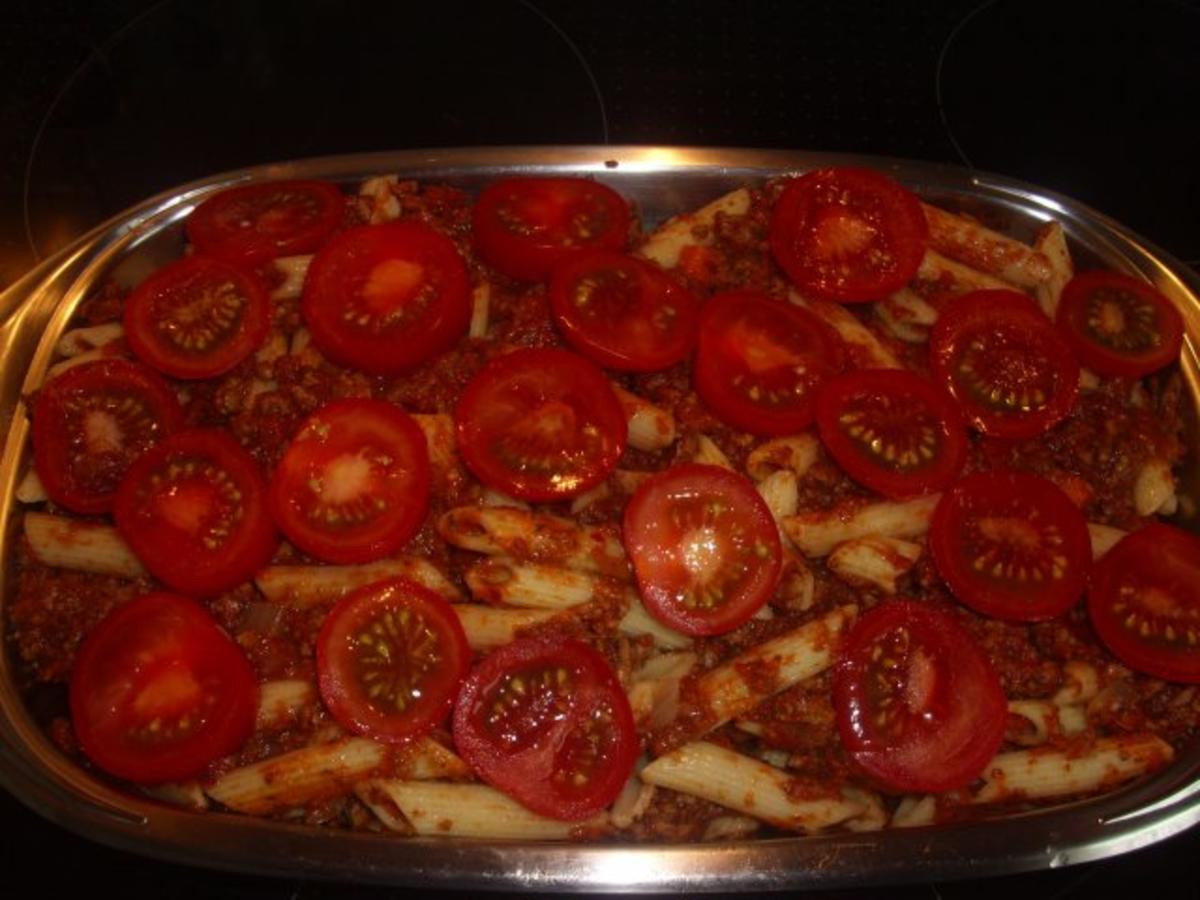 Nudelauflauf mit Tomaten und Mozzarella - Rezept - Bild Nr. 3