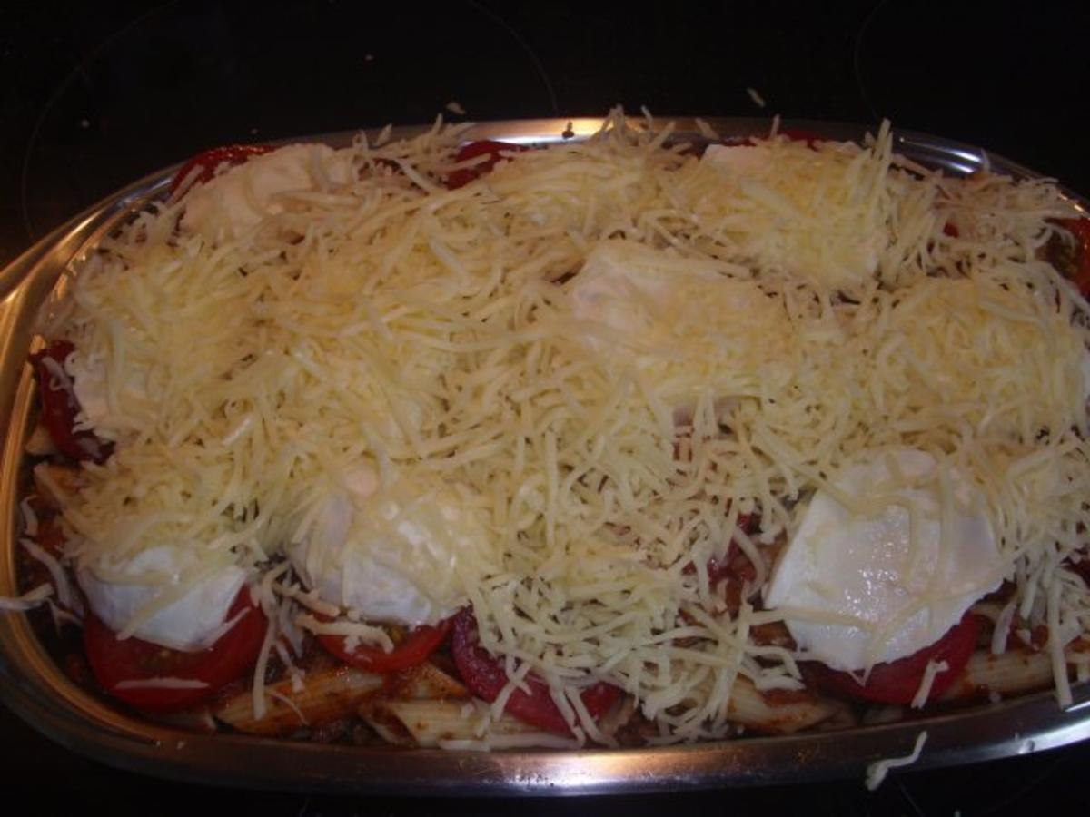 Nudelauflauf mit Tomaten und Mozzarella - Rezept - Bild Nr. 5