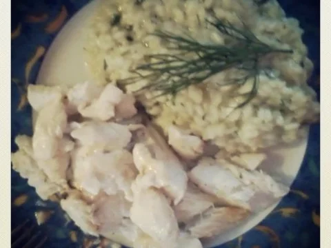 Rezept: Seelachsfilet auf Kräuter-Risotto Seelachsfilet auf Kräuter-Risotto - Rezept