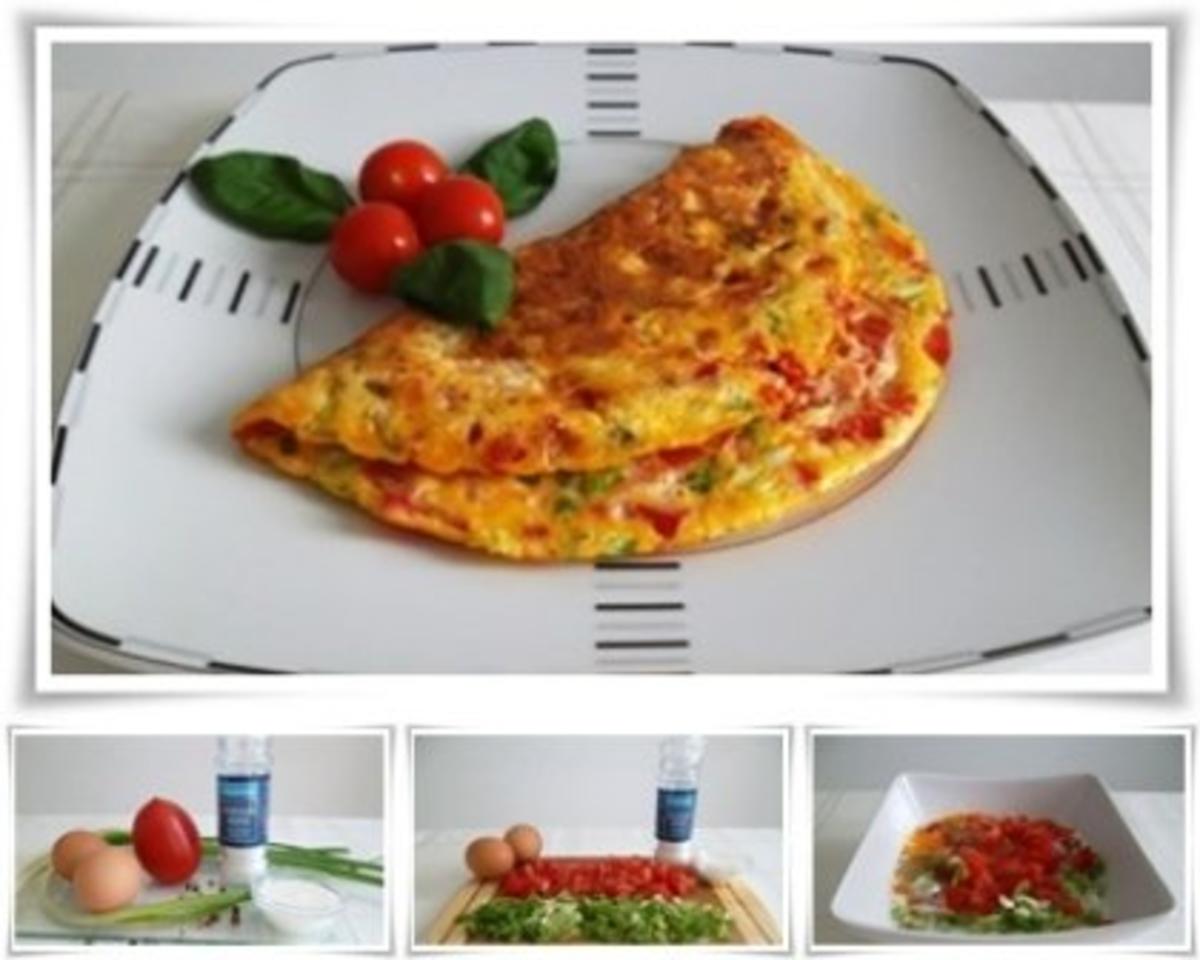 Pikantes  Omelett mit Tomaten und Frühlingszwiebeln - Rezept - Bild Nr. 22