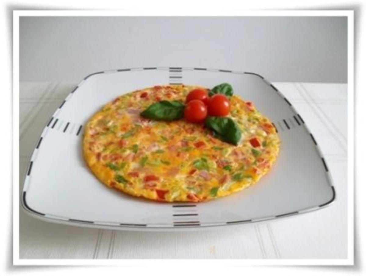 Pikantes  Omelett mit Tomaten und Frühlingszwiebeln - Rezept - Bild Nr. 23