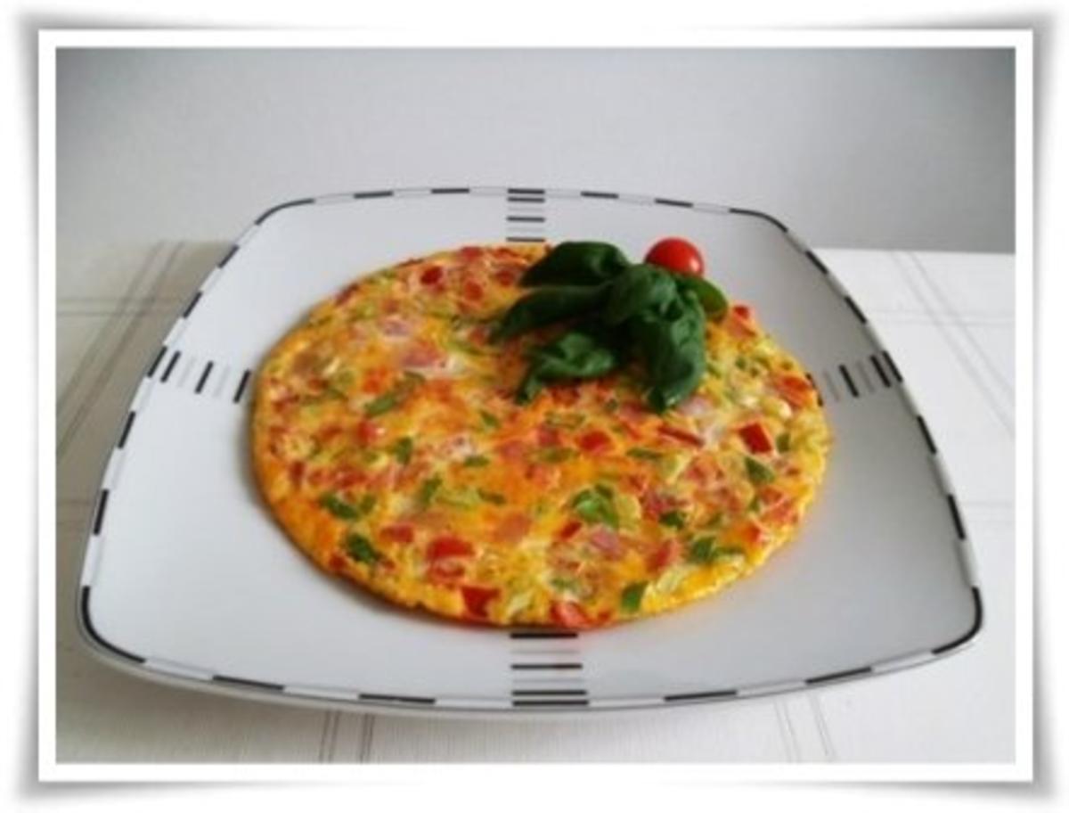 Pikantes  Omelett mit Tomaten und Frühlingszwiebeln - Rezept - Bild Nr. 24