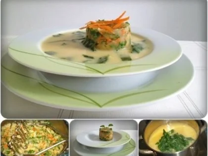 Kohlrabi Cremesuppe mit buntem Gemüsetürmchen - Rezept - Bild Nr. 17