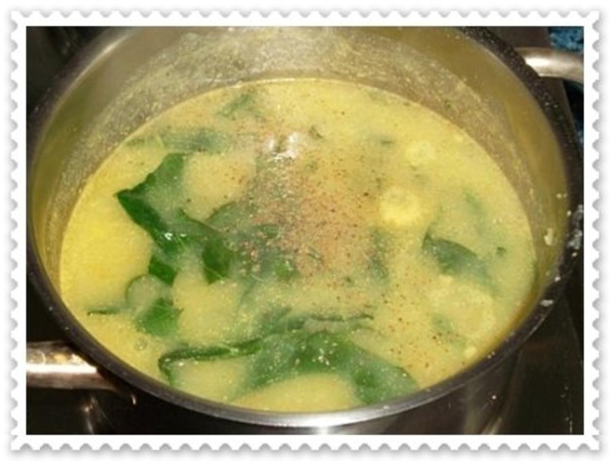 Kohlrabi Cremesuppe mit buntem Gemüsetürmchen - Rezept - Bild Nr. 12