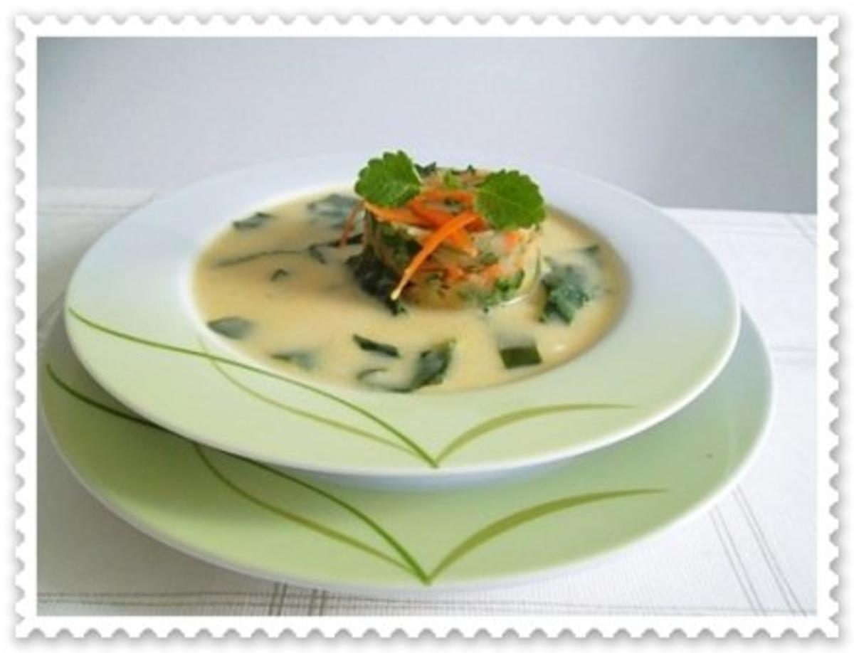 Kohlrabi Cremesuppe mit buntem Gemüsetürmchen - Rezept - Bild Nr. 20