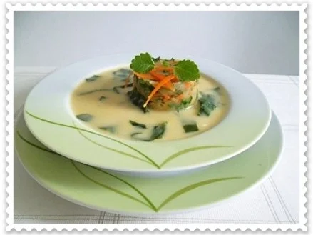 Kohlrabi Cremesuppe mit buntem Gemüsetürmchen - Rezept - Bild Nr. 20