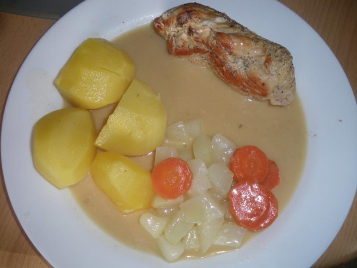 Putenrouladen mit Frischkäsefüllung - Rezept - kochbar.de