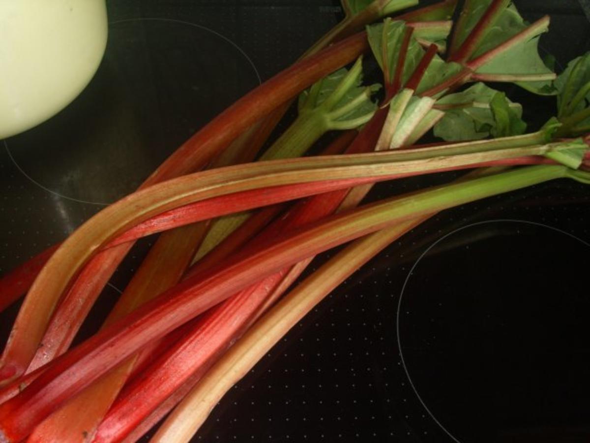 Rhabarber Pudding Kuchen - einfach - von Hoenowbear