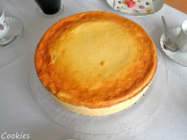 Käsekuchen mit Rhabarber ... - Rezept