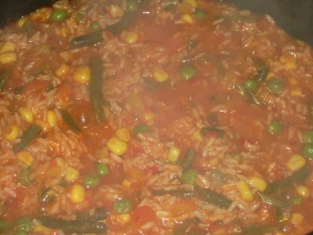 bunte Reispfanne - Djuvec-Art - Rezept - Bild Nr. 3