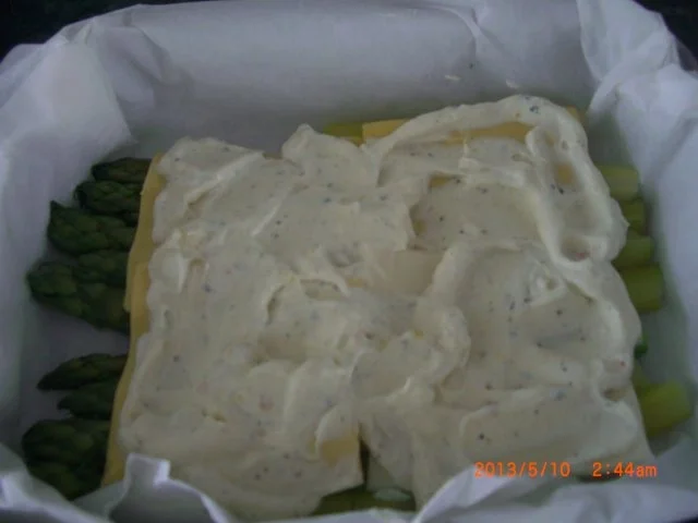 Rezept: grüner Spargel überbacken Bild Nr. 3 grüner Spargel überbacken - Rezept - Bild Nr. 3