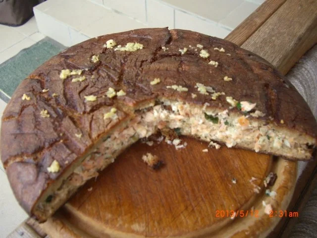 Steirischer Krustenlachsdöner vom Grill - Rezept