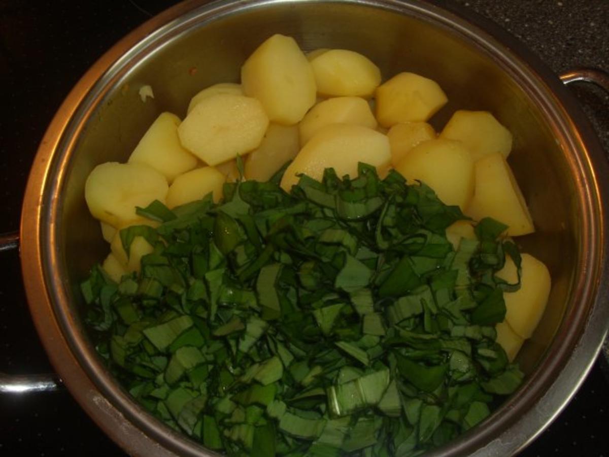 Bärlauch-Kartoffelpürre - Rezept - Bild Nr. 4