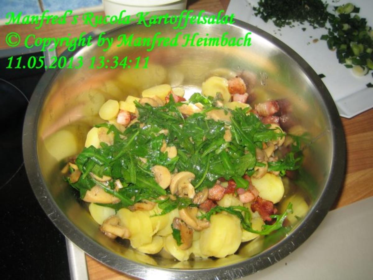 Salat – Manfred’s Rucola-Kartoffelsalat - Rezept - Bild Nr. 2