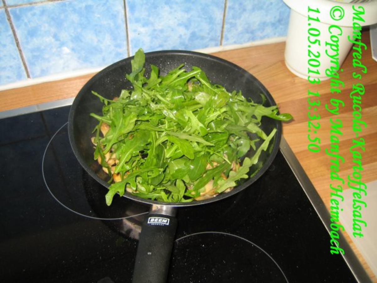 Salat – Manfred’s Rucola-Kartoffelsalat - Rezept - Bild Nr. 3