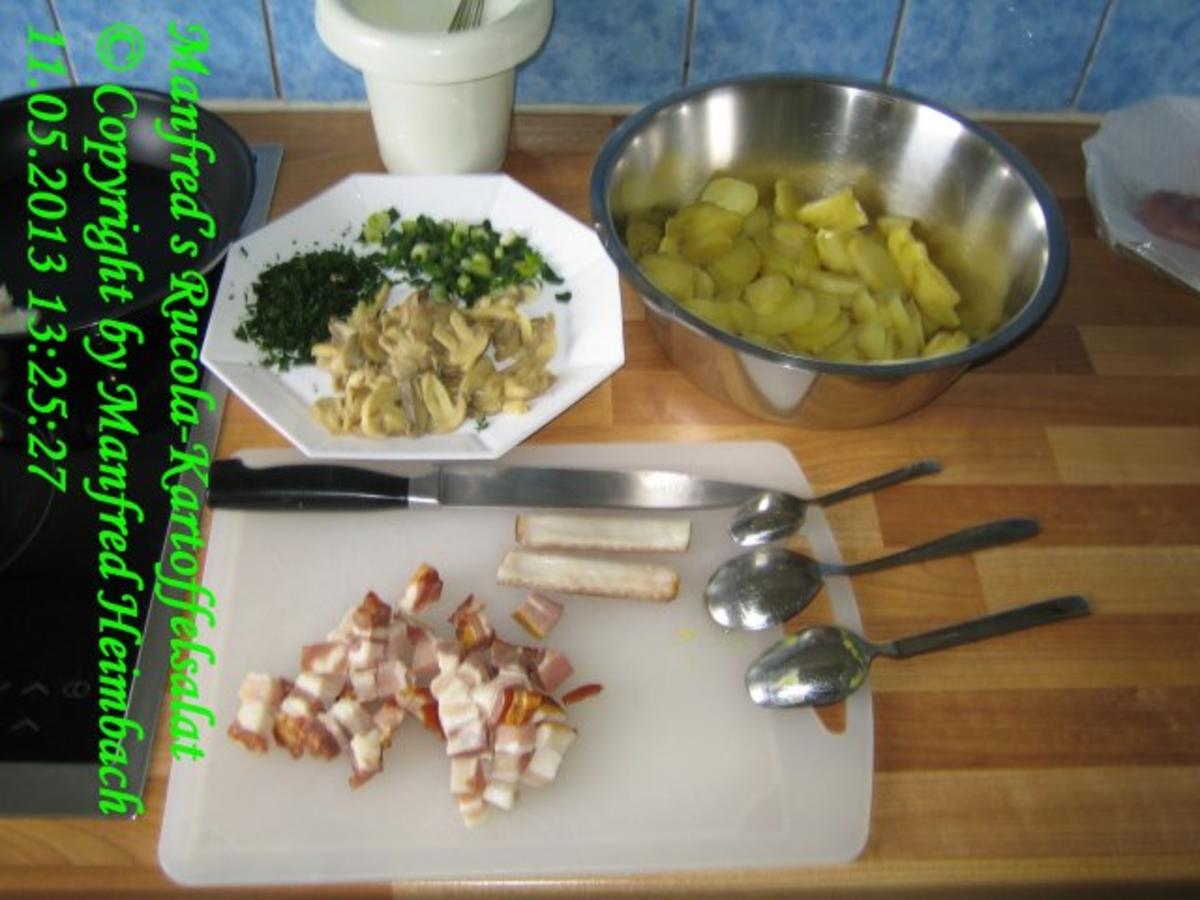 Salat – Manfred’s Rucola-Kartoffelsalat - Rezept - Bild Nr. 5