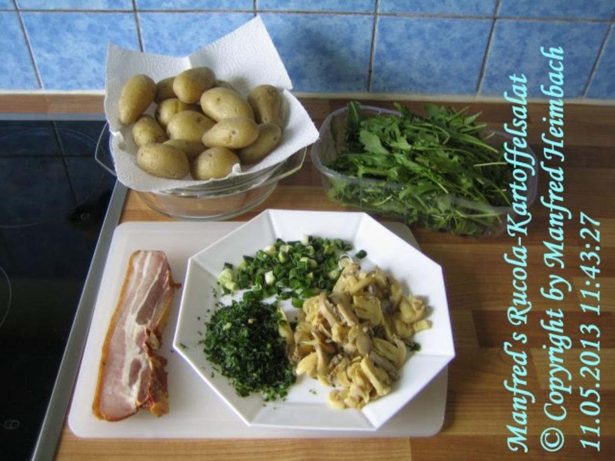 Salat – Manfred’s Rucola-Kartoffelsalat - Rezept - Bild Nr. 6