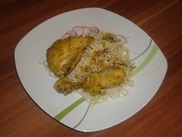 geschmorte Hähnchenschenkel in Buttermilch - Rezept