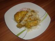 geschmorte Hähnchenschenkel in Buttermilch - Rezept