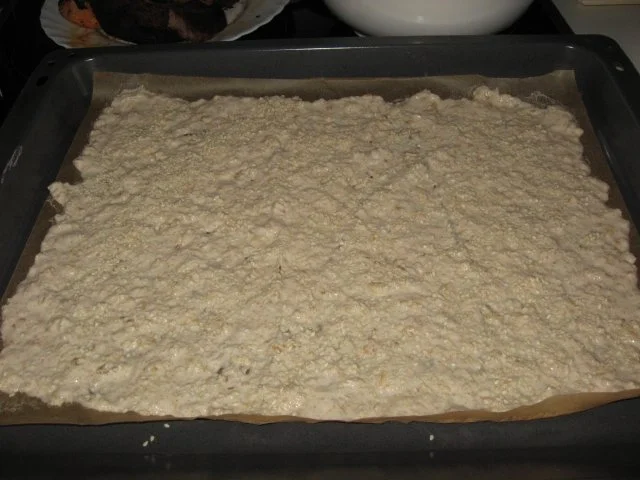 Rezept: Dinkel-Vollkorn-Knäckebrot mit Sesam und Käse Bild Nr. 3 Dinkel-Vollkorn-Knäckebrot mit Sesam und Käse - Rezept - Bild Nr. 3