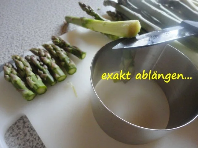 Rezept: Spargel Törtchen Bild Nr. 3 Spargel Törtchen - Rezept - Bild Nr. 3