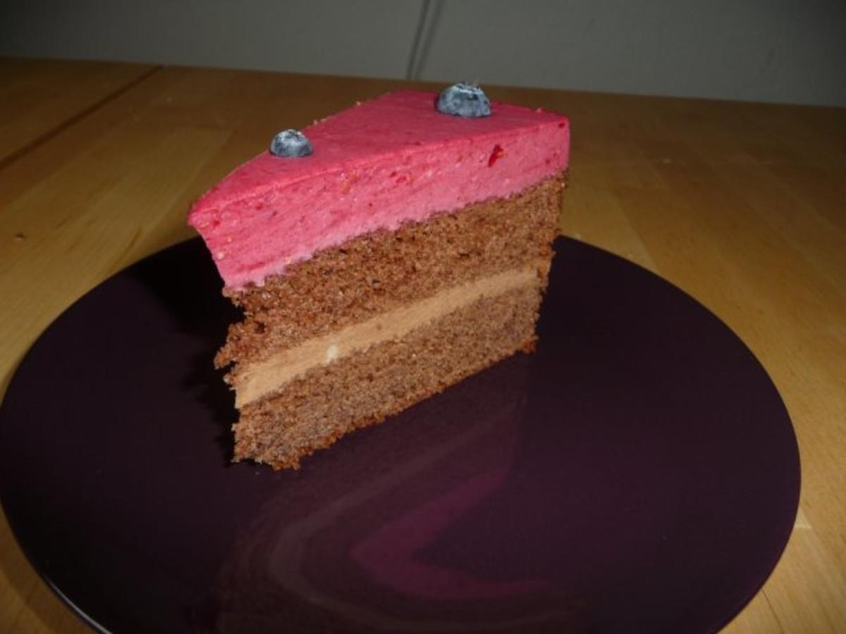 Himbeer-Nougat-Torte - Rezept
