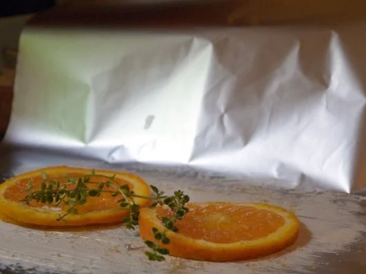 Ofenspargel mit Orangen-Senf-Sauce - Rezept - Bild Nr. 3