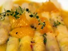 Ofenspargel mit Orangen-Senf-Sauce - Rezept