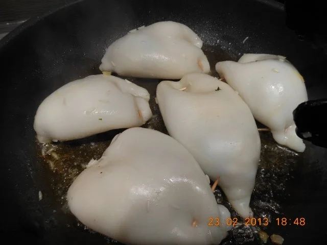 Vorspeise: Gefüllte Tintenfische - Rezept - Bild Nr. 3