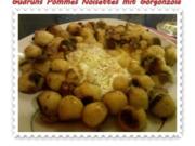 Kartoffeln: Pommes Noisettes mit Gorgonzola und Speck - Rezept