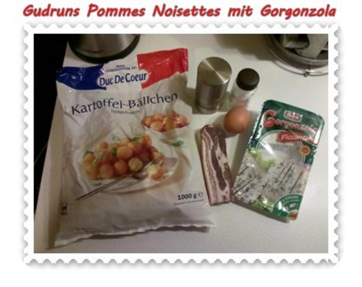 Kartoffeln: Pommes Noisettes mit Gorgonzola und Speck - Rezept - Bild Nr. 2