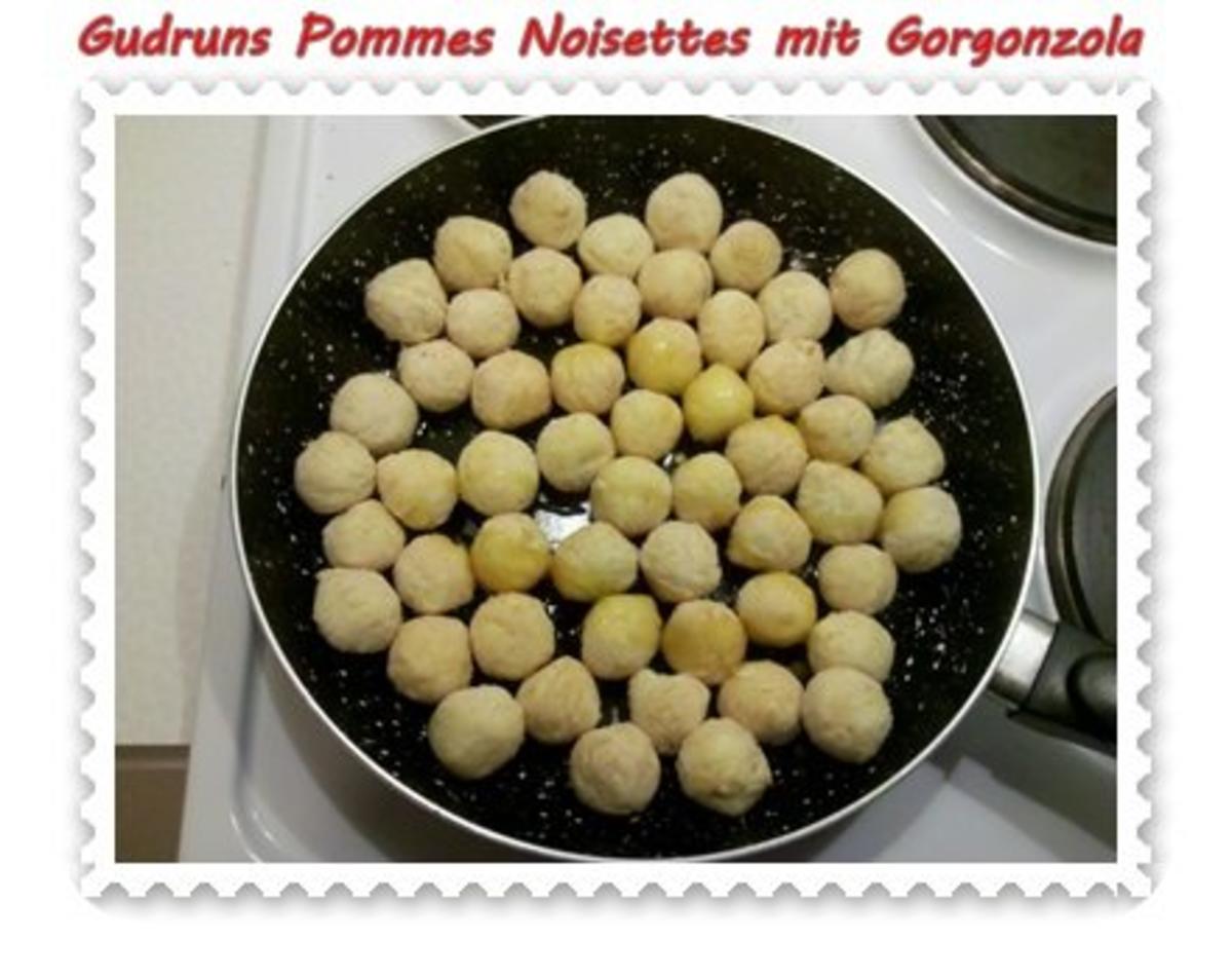 Kartoffeln: Pommes Noisettes mit Gorgonzola und Speck - Rezept - Bild Nr. 3