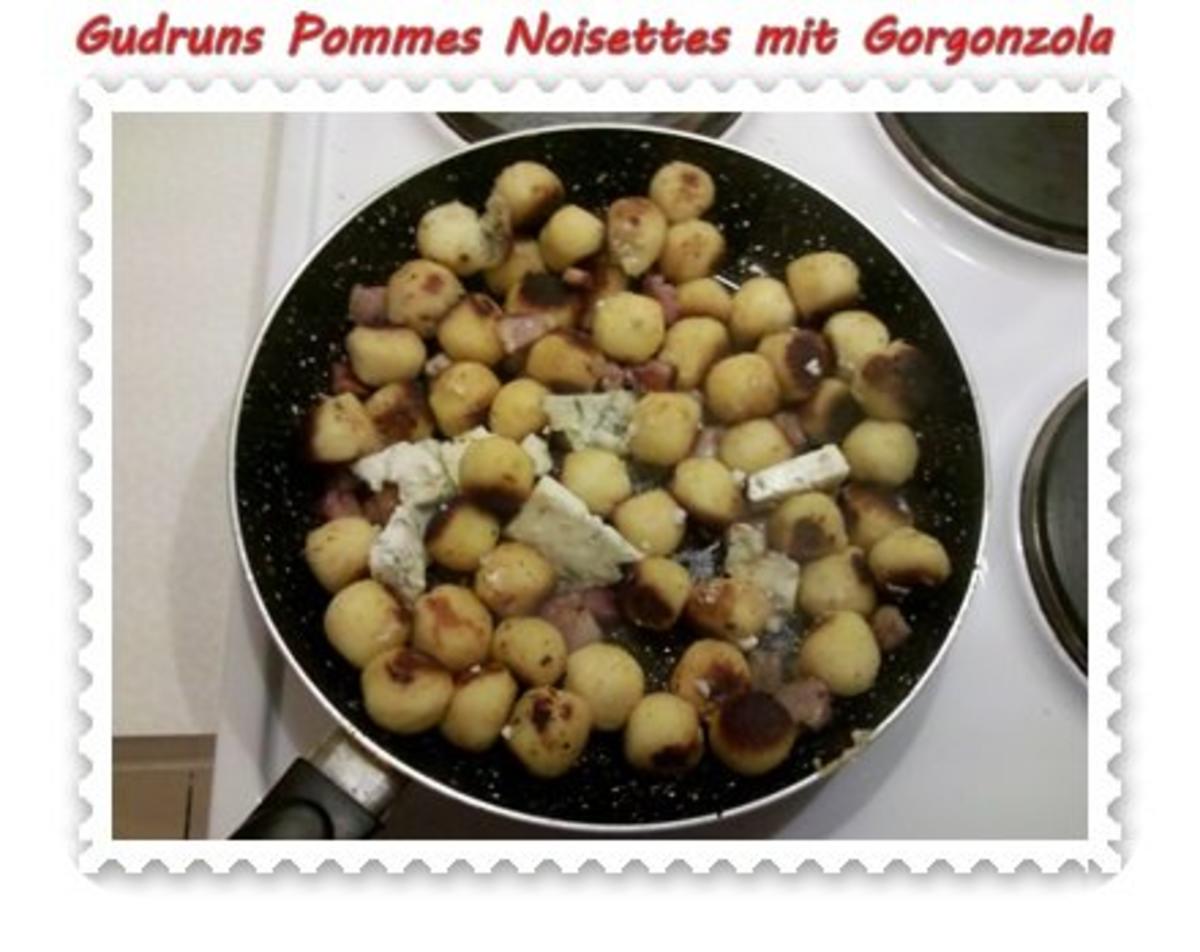 Kartoffeln: Pommes Noisettes mit Gorgonzola und Speck - Rezept - Bild Nr. 6