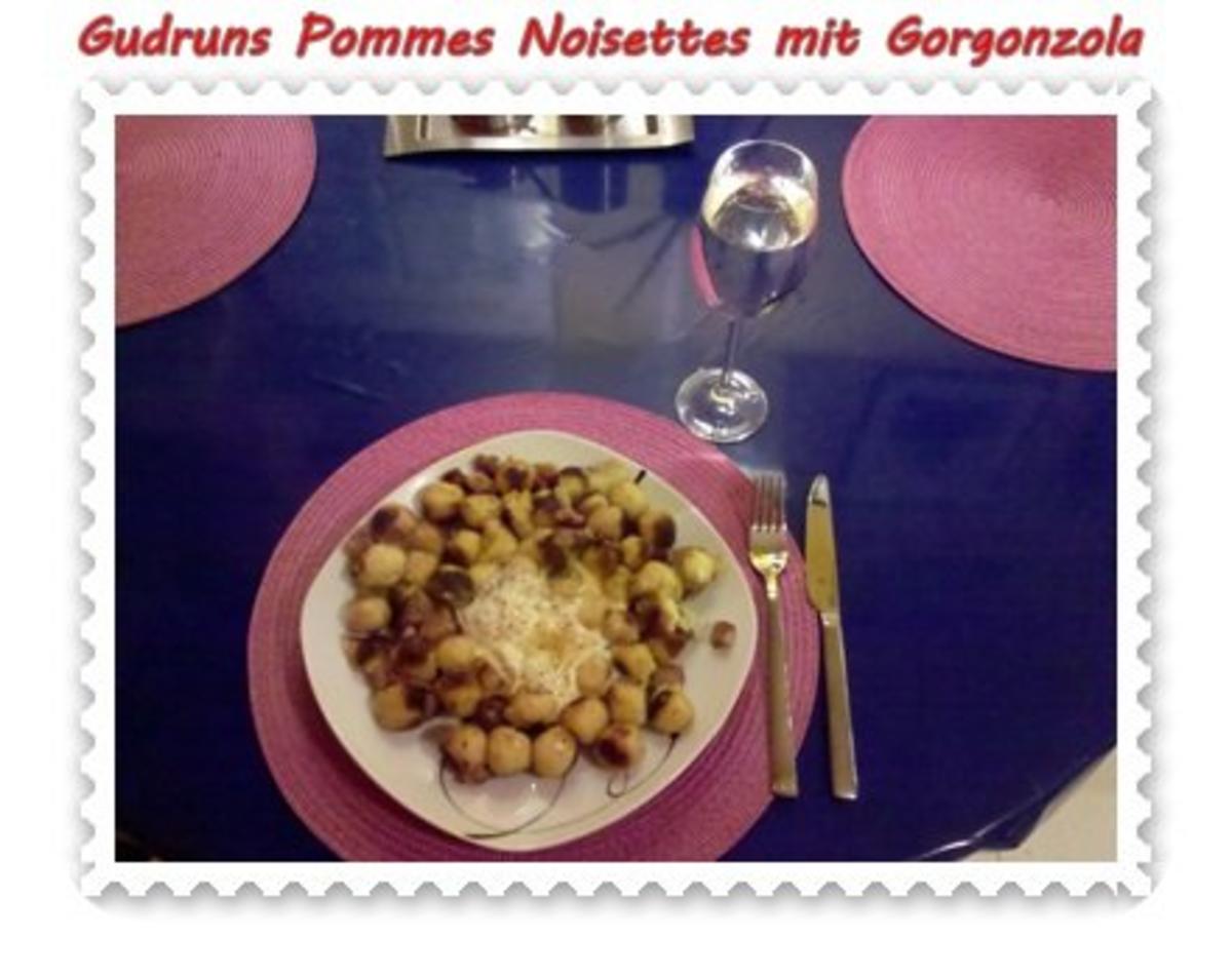 Kartoffeln: Pommes Noisettes mit Gorgonzola und Speck - Rezept - Bild Nr. 7