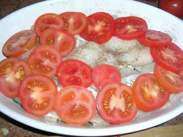 Kabeljau-Spinat-Tomaten-Auflauf - Rezept - Bild Nr. 3