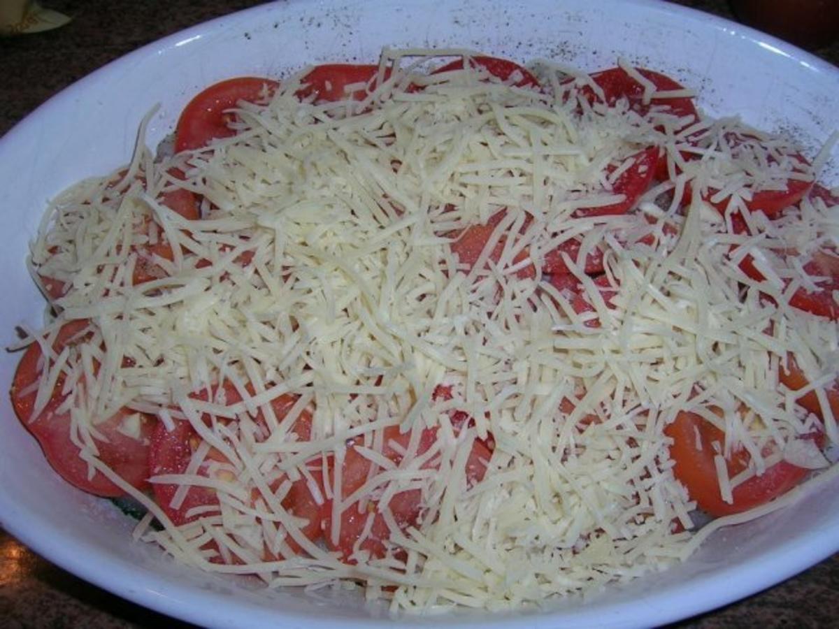 Kabeljau-Spinat-Tomaten-Auflauf - Rezept - Bild Nr. 4