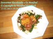 Rezept: Salat – lauwarmer Rucolasalat a’la Manfred Salat – lauwarmer Rucolasalat a’la Manfred - Rezept