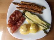 Weißer und Grüner Spargel Paniert auf  Dieter´s Art - Rezept
