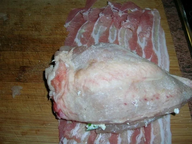 gefüllte Bärlauch Hähnchen Rouladen - Rezept - Bild Nr. 2