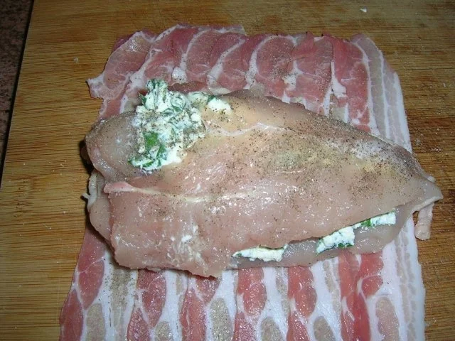 gefüllte Bärlauch Hähnchen Rouladen - Rezept - Bild Nr. 6