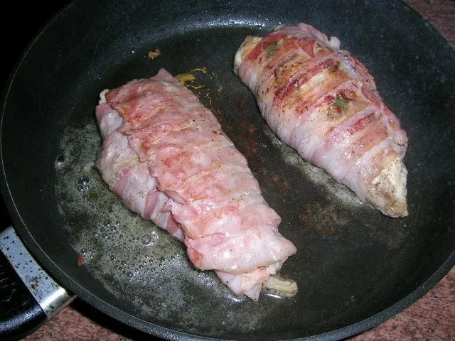 gefüllte Bärlauch Hähnchen Rouladen - Rezept - Bild Nr. 8