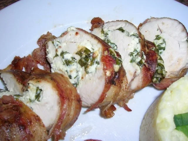 gefüllte Bärlauch Hähnchen Rouladen - Rezept - Bild Nr. 3