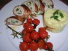 gefüllte Bärlauch Hähnchen Rouladen - Rezept