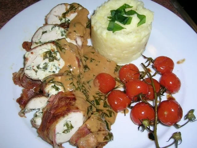 gefüllte Bärlauch Hähnchen Rouladen - Rezept - Bild Nr. 9