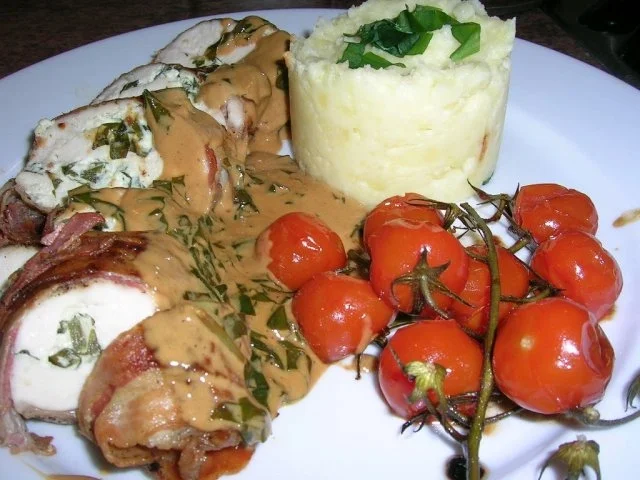 gefüllte Bärlauch Hähnchen Rouladen - Rezept - Bild Nr. 12
