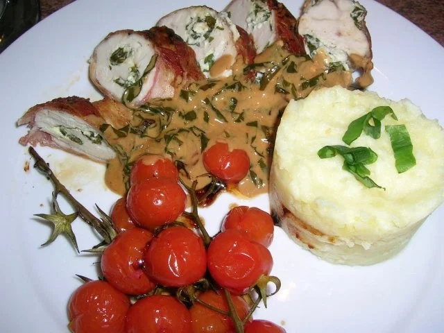 gefüllte Bärlauch Hähnchen Rouladen - Rezept - Bild Nr. 7