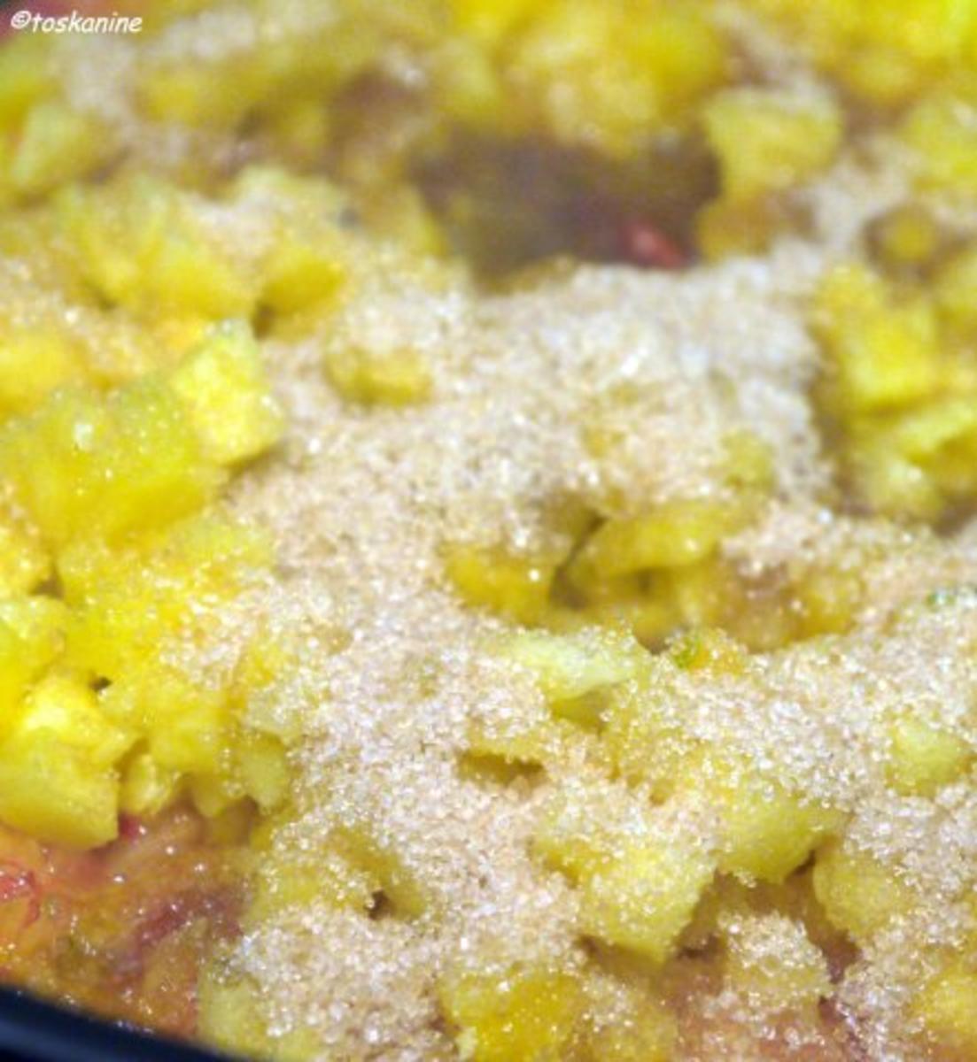 Parmesan-Hähnchen-Nuggets mit Ananas-Chutney - Rezept - Bild Nr. 6