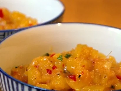 Parmesan-Hähnchen-Nuggets mit Ananas-Chutney - Rezept - Bild Nr. 14